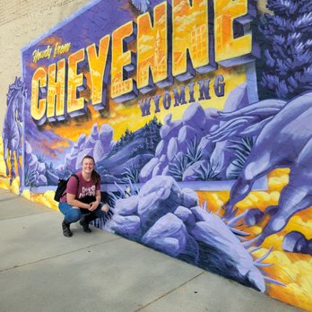 Howdy From Cheyenne Mural - Public Art Near Me - Cheyenne, Wyoming