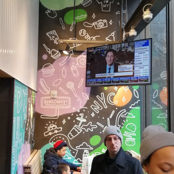 Shake Shack 1700 Broadway - 53rd & 7th - One table in the back of the restaurant - Burgers Near Me - New York, New York