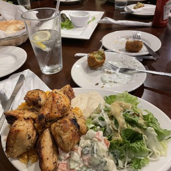 Allan's Falafel - Grilled chicken kebab plate - Middle Eastern Near Me - Chester, New York