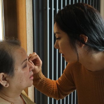 Happy Bridal Makeup - My mother in law getting her makeup done by Brianna. - Makeup Artists Near Me Happy Bridal Makeup - My mother in law getting her makeup done by Brianna. - Makeup Artists Near Me