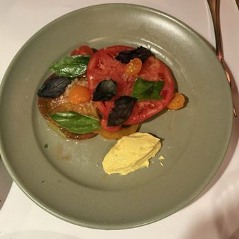 Chez Panisse - Heirloom and Cherry Tomato Salad - New American Near Me - Berkeley, California
