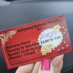 Bollywood Eyebrows Threading Salon - Thank you, Arezo