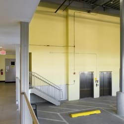 Drive-in loading bay to protect your items from the weather while moving into your storage unit.