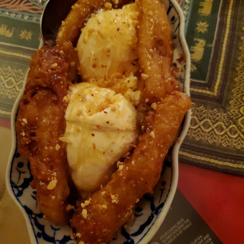 Thai Dish - Fried banana ice cream - Thai Near Me - Ukiah, California Thai Dish - Fried banana ice cream - Thai Near Me - Ukiah, California
