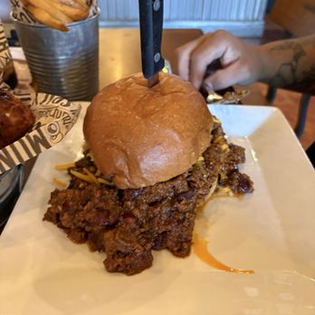 Slyderz Bar & Grill - Chili Burger - Barbeque Near Me - Chico, California Slyderz Bar & Grill - Chili Burger - Barbeque Near Me - Chico, California