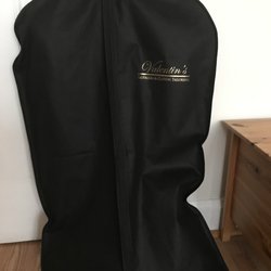 Valentin's Clothiers & Custom Tailoring - Black Suit inside protective case