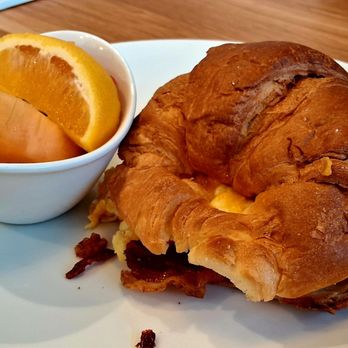 Broken Yolk Cafe - Croissant breakfast sandwich with fresh fruit - Breakfast & Brunch Near Me - Las Vegas, Nevada Broken Yolk Cafe - Croissant breakfast sandwich with fresh fruit - Breakfast & Brunch Near Me - Las Vegas, Nevada