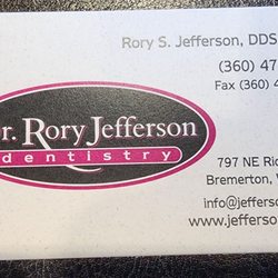 Rory Scott Jefferson, DDS - (9/3/26)