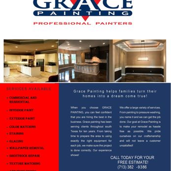 Grace Painting And Remodeling - Painters Near Me - Houston, Texas