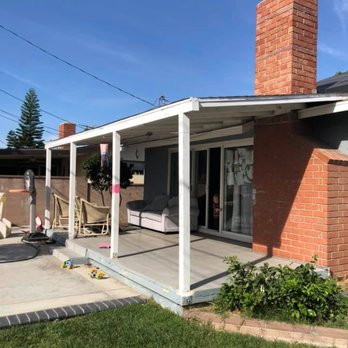Lemus Patio Covers - Before Construction on Sunroom - Patio Coverings Near Me