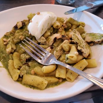 Bettolino Kitchen - RIGATONI AL PESTO CHICKEN GREEN SAUCE & PINE NUTS - Italian Near Me - Redondo Beach, California