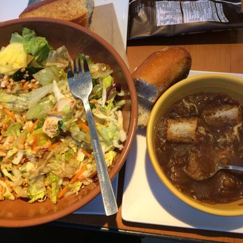 Panera Bread - Asian cashew chicken salad!  French onion soup! - Salad Near Me - Sand City, California