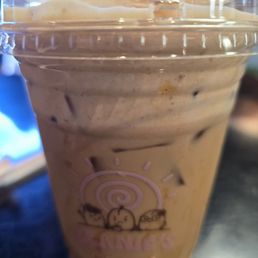Pumpkin cookie butter latte