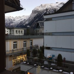 Engelberg Trail Hotel - View from room which was on 3rd floor