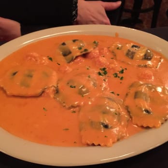 Pasqualone's Ristorante - Lobster ravioli in a bisque like sauce. - Italian Near Me - Columbus, Ohio Pasqualone's Ristorante - Lobster ravioli in a bisque like sauce. - Italian Near Me - Columbus, Ohio