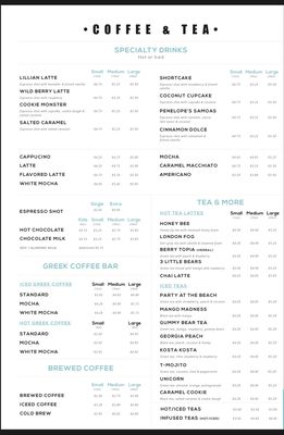 Menu photo 6 Penelope’s Coffee and Tea San Francisco, CA