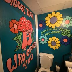 Bathroom wall art
