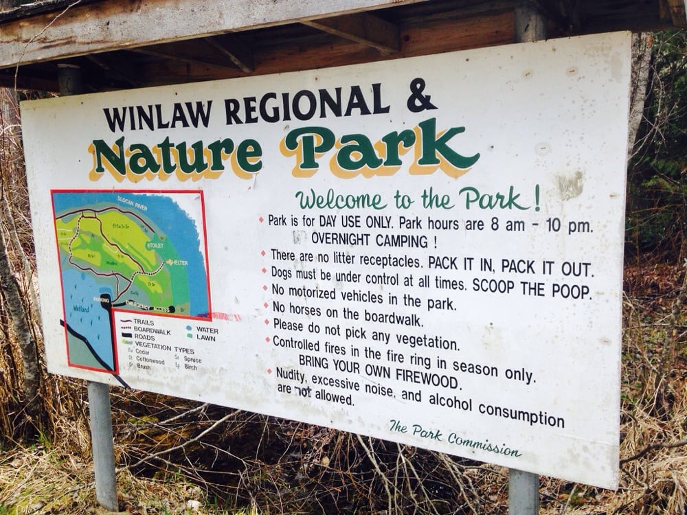 WINLAW REGIONAL AND NATURE PARK Updated September 2024 Winlaw