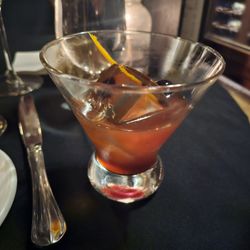 Cru Restaurant & Wine Bar - Old Fashioned. Very Good!