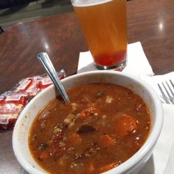 Smalley's Bar & Grill - Beef Barley Soup - delicious !
