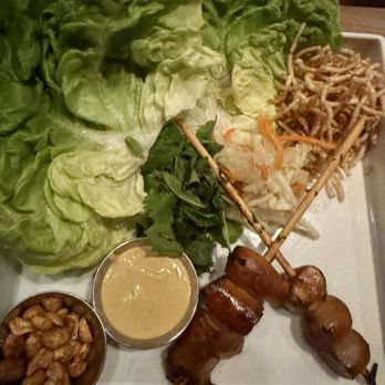 Linger - Skewer and lettuce wrap - Asian Fusion Near Me - Denver, Colorado