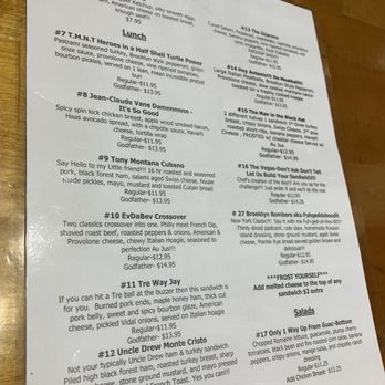 The Paper Bag - Menu - Sandwiches Near Me - Gainesville, Florida