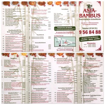 ASIA BAMBUS - Updated June 2026 - Lange Str. 16, Quakenbrck,  Niedersachsen, Germany - Pan Asian - Restaurant Reviews - Phone Number -  Yelp