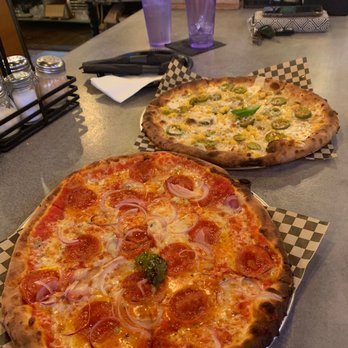 Pocono Brewery Taproom - two pizzas on a counter - Breweries Near Me - Whitehall, Pennsylvania Pocono Brewery Taproom - two pizzas on a counter - Breweries Near Me - Whitehall, Pennsylvania