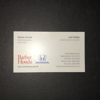 Barber Honda - Car Dealers Near Me - Bakersfield, California