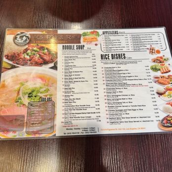 K5 Pho & Rolls - Menu front - Vietnamese Near Me - Los Angeles, California K5 Pho & Rolls - Menu front - Vietnamese Near Me - Los Angeles, California
