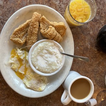 Capitol Pancake House - Catfish, eggs, grits, coffee, and OJ - Breakfast & Brunch Near Me - Williamsburg, Virginia Capitol Pancake House - Catfish, eggs, grits, coffee, and OJ - Breakfast & Brunch Near Me - Williamsburg, Virginia