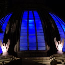 Courthouse top at night