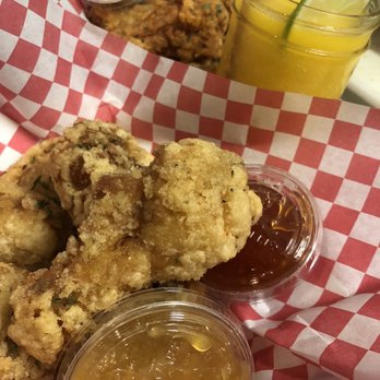 Mad Oak - Adobo wings. Sauces sweet chili and peach habanero. Mango slushy. - Bars Near Me - Oakland, California Mad Oak - Adobo wings. Sauces sweet chili and peach habanero. Mango slushy. - Bars Near Me - Oakland, California