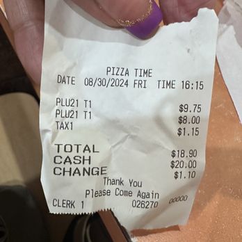 Pizza Time - Pizza Near Me - St. Augustine, Florida