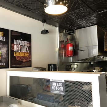 The Burger's Priest - the interior of a fast food restaurant - Burgers Near Me - Toronto, Ontario