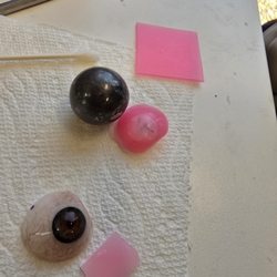 Prosthetic Illusions - Wax mold in progress.