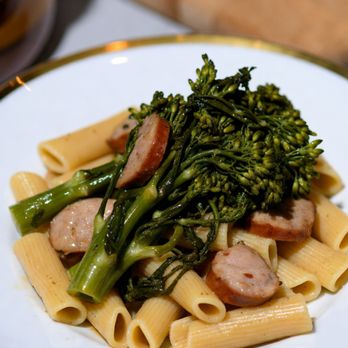 The Brooklyn Trattoria - Rigatoni Sausage and Broccoli Rabe. - Italian Near Me - Naples, Florida The Brooklyn Trattoria - Rigatoni Sausage and Broccoli Rabe. - Italian Near Me - Naples, Florida