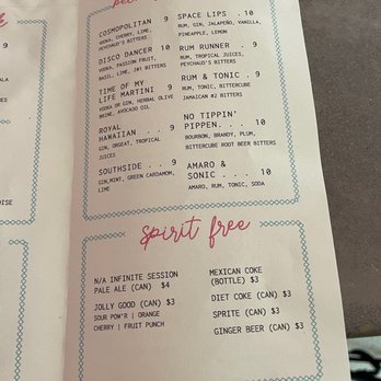 Plain Spoke Cocktail Company - Drink menu - Cocktail Bars Near Me - Madison, Wisconsin