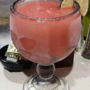 Chelino's Mexican Restaurant - Refreshing strawberry margarita!  :) - Mexican Near Me - Oklahoma City, Oklahoma