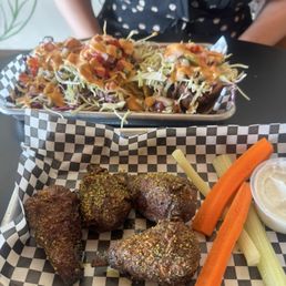 Tacos and Buffalo Wings