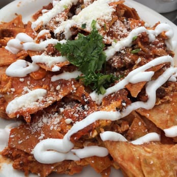 Nick's Cafe - Chilequiles with chorizo - Diners Near Me - Los Angeles, California