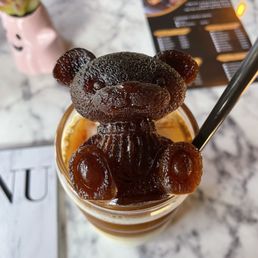 Icy bear latte Icy bear latte