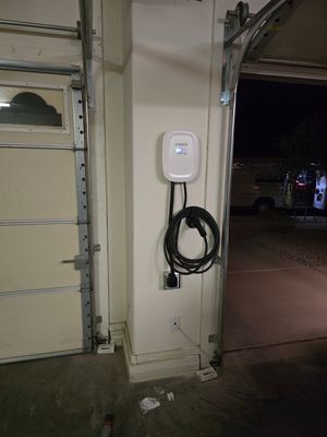E.V. Charger Installations - Features a variety of projects, including residential charger setups. E.V. Charger Installations - Features a variety of projects, including residential charger setups.