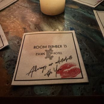 Room Number 13 - Napkin - Cocktail Bars Near Me - Los Angeles, California Room Number 13 - Napkin - Cocktail Bars Near Me - Los Angeles, California