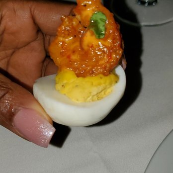 Ocean 44 - Fried shrimp deviled egg - Seafood Near Me - Scottsdale, Arizona Ocean 44 - Fried shrimp deviled egg - Seafood Near Me - Scottsdale, Arizona