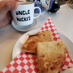 Uncle Nicky's - Salami & Stracchino flat bread sandwich