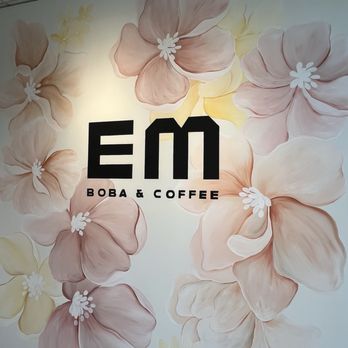 EM Boba & Coffee - Adorable mural! - Coffee & Tea Near Me - Lakewood, Washington
