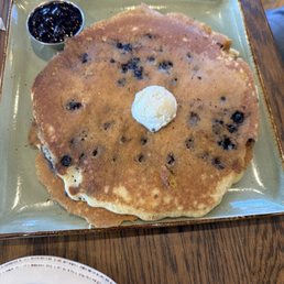 Lemon Blueberry Goat Cheese Pancakes