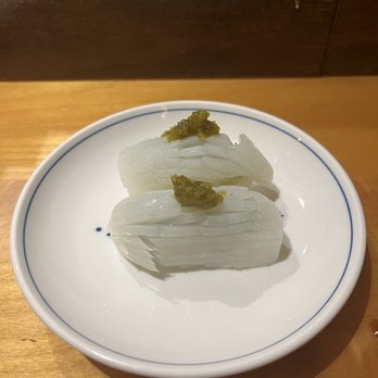 Jinbei - Squid sushi - Japanese Near Me - Irvine, California Jinbei - Squid sushi - Japanese Near Me - Irvine, California