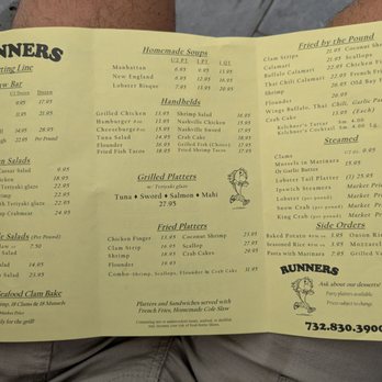 Runners Fish Market and Restaurant - Takeout menu Aug 2025 - Seafood Near Me - Lavallette, New Jersey Runners Fish Market and Restaurant - Takeout menu Aug 2025 - Seafood Near Me - Lavallette, New Jersey